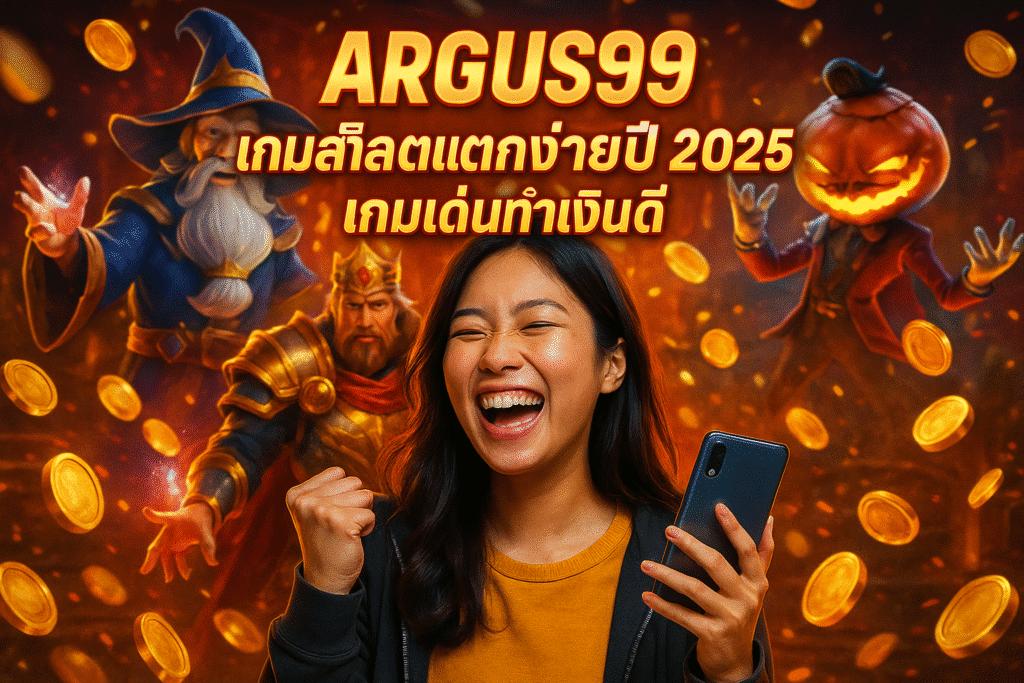 ARGUS99 เกมสล็อตแตกง่ายปี 2025 เกมเด่นทำเงินดี