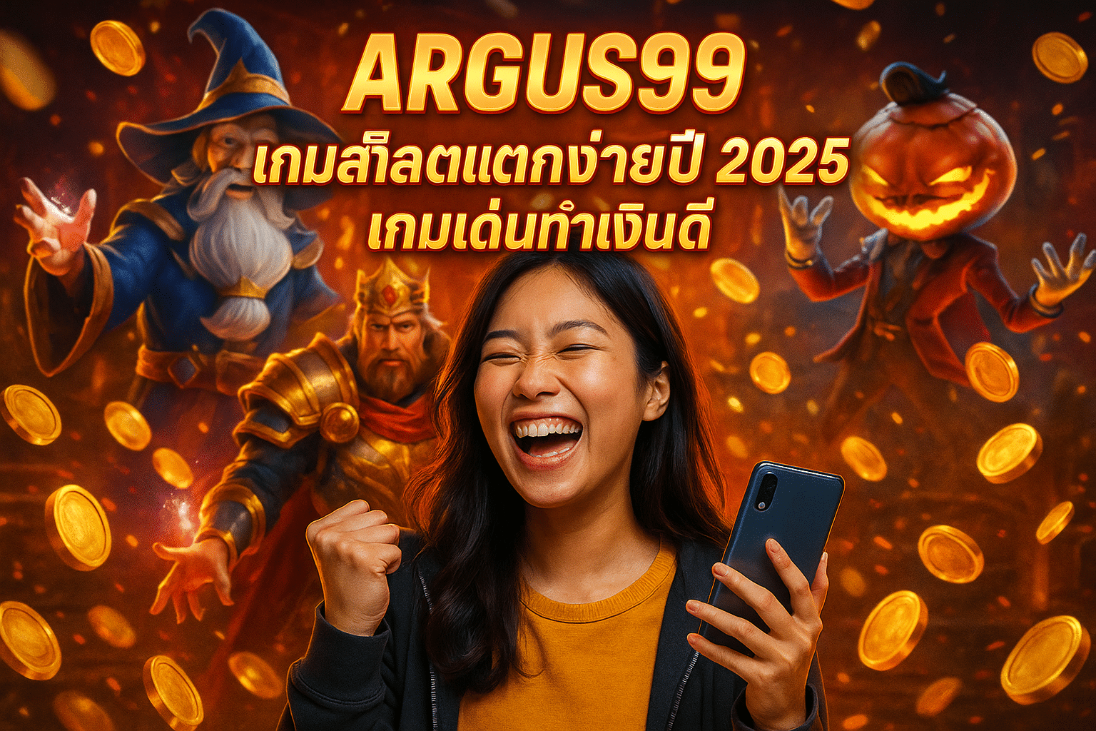 ARGUS99 เกมสล็อตแตกง่ายปี 2025 เกมเด่นทำเงินดี